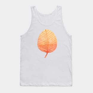 watercolor fall dry leaf Tank Top